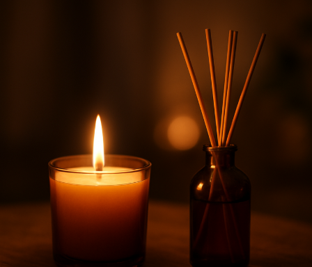 Aromathérapie cocooning bougies diffuseurs